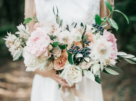 Crescent Bridal Bouquet