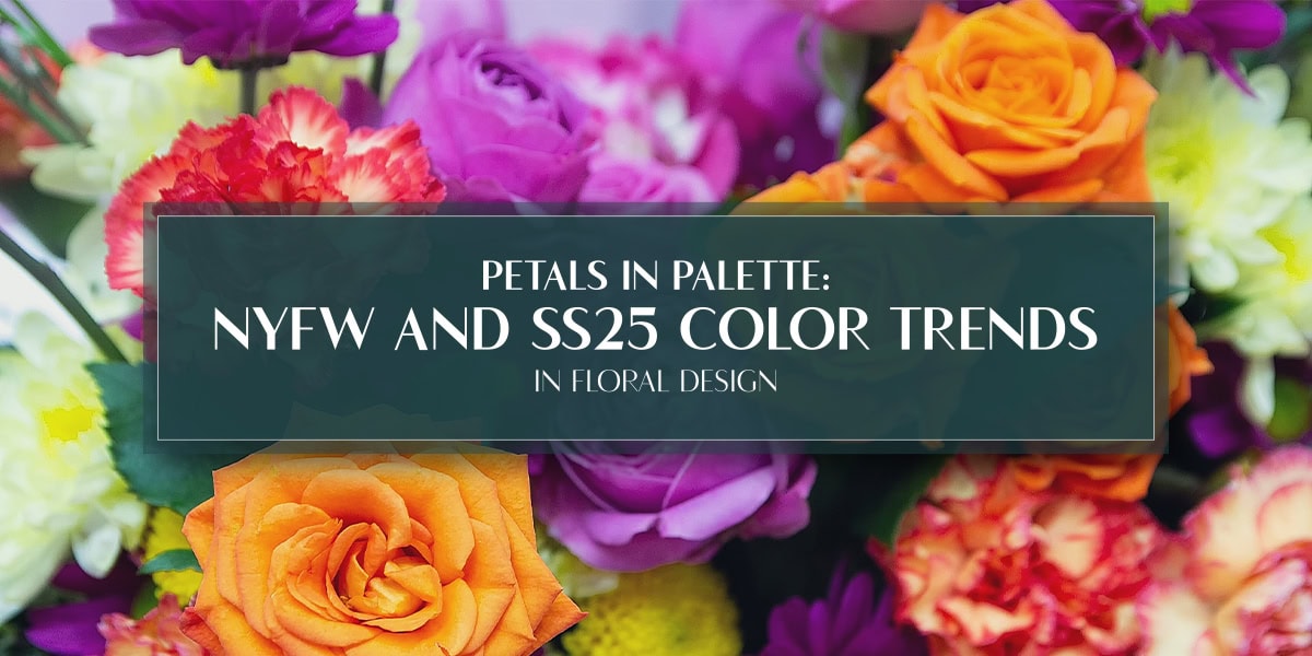Fresh Floral Colors Inspired by NYFW and Spring/Summer 2025 Marco ...